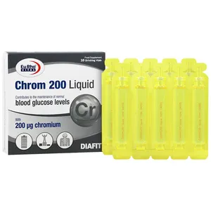 ویال کروم با طعم پرتقال یوروویتال بسته 10 عددی