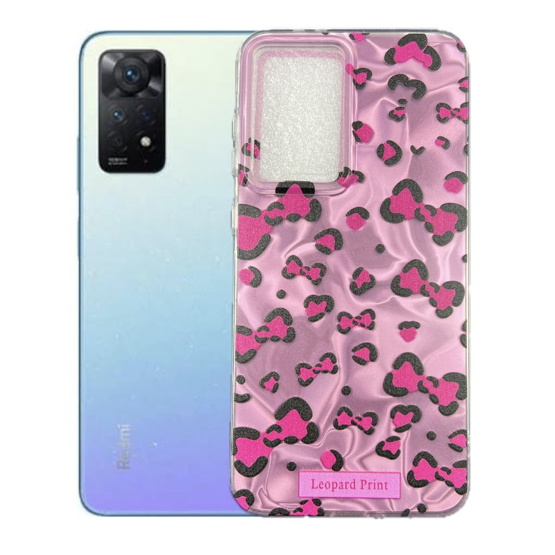 کاور طرح پاپیون پلنگی مناسب برای گوشی‌ موبایل شیائومی Redmi Note 11 Pro 4g