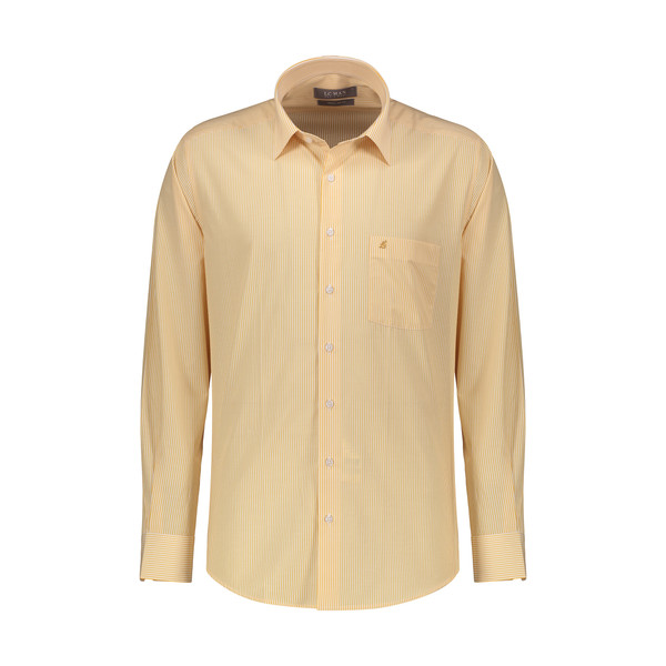 پیراهن آستین بلند مردانه ال سی من مدل 02181290-yellow 195