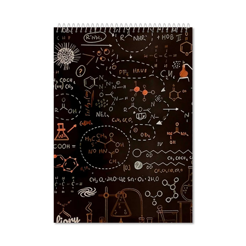 دفتر شطرنجی 100 برگ مدل شیمی کد S4