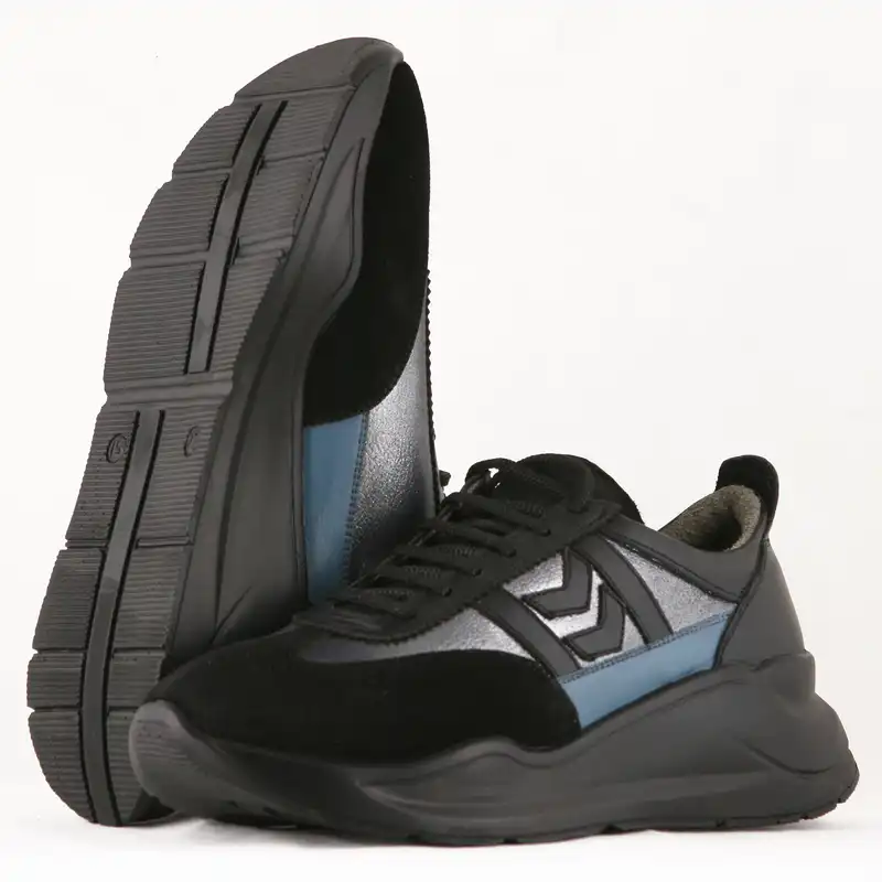 کفش روزمره زنانه چرم یلسان مدل دراج کد mSk-DRG-625-GS