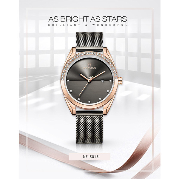 ساعت مچی عقربه ای زنانه نیوی فورس مدل NF5015 RGB