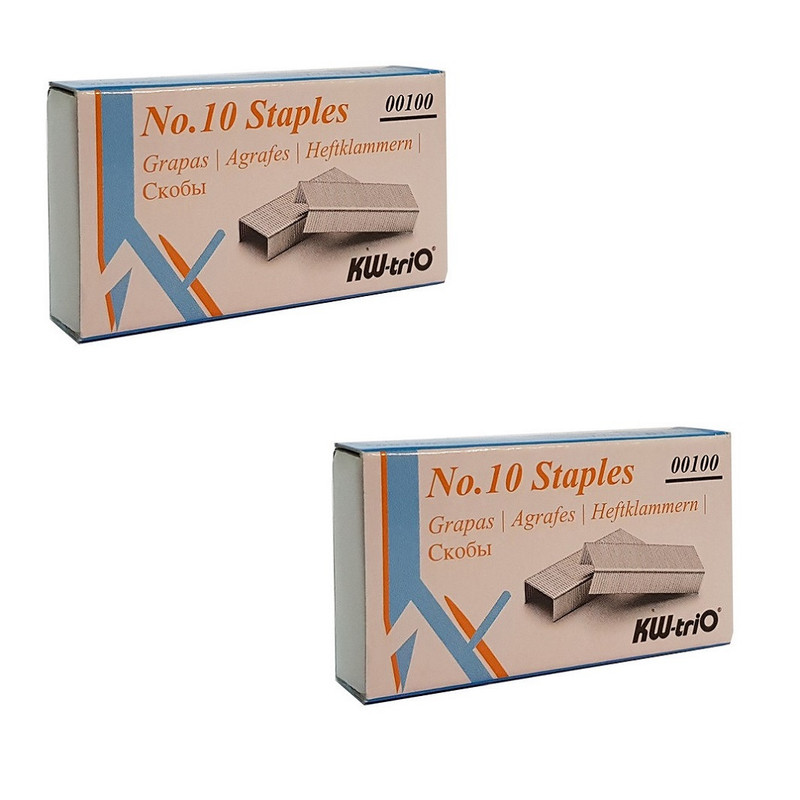 سوزن منگنه کی دبلیو تریو کد 007 سایز 10 - 2 بسته 1000 عددی