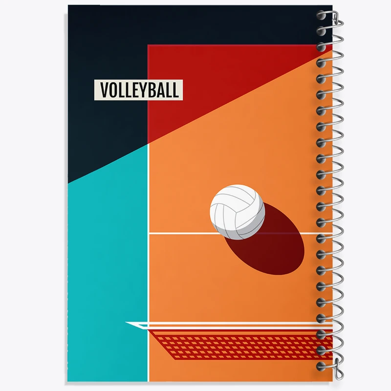 دفتر نت موسیقی 50 برگ خندالو مدل والیبال کد N1077