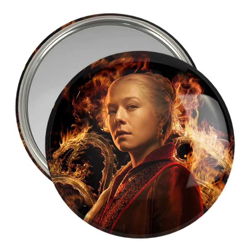 آینه جیبی خندالو مدل رینیرا سریال خاندان اژدهایان House of dragon کد 28507