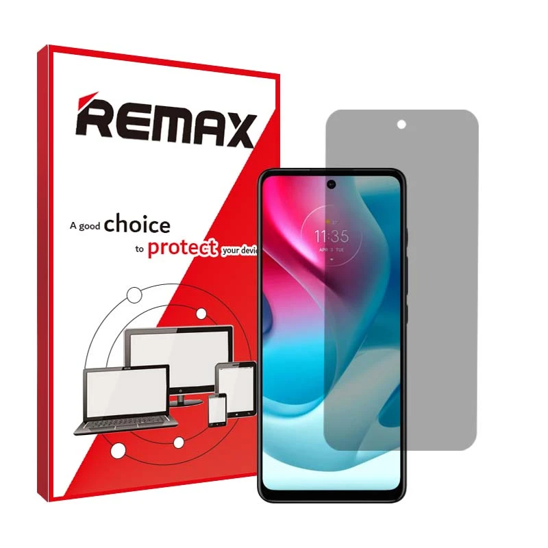 محافظ صفحه حریم شخصی ریمکس مدل Resistant مناسب برای گوشی موبایل موتورولا Moto G60S