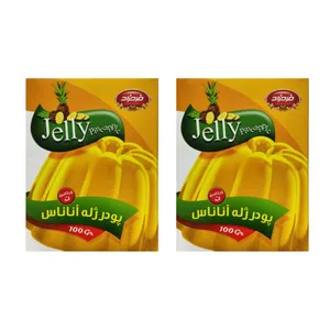 پودر ژله آناناس فرحزاد - 100 گرم بسته 2 عددی