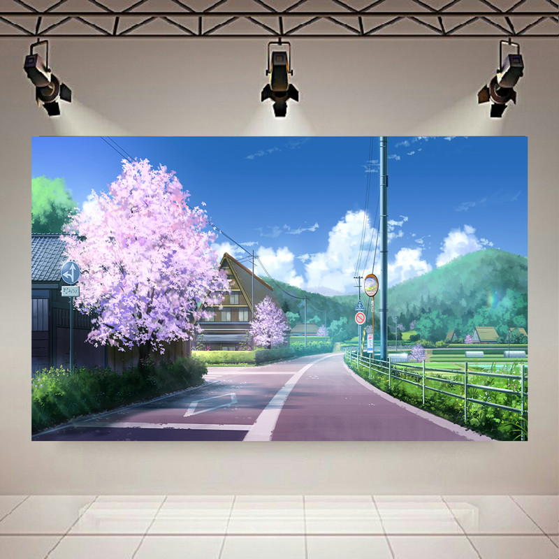 پوستر طرح نقاشی سبک ژاپنی مدل انیمه کد AR13044