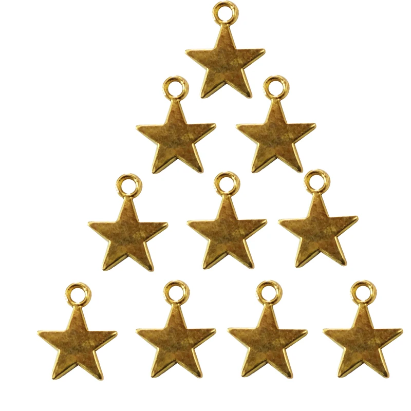 آویز دستبند مدل ستاره کد AD 904 بسته 10 عددی