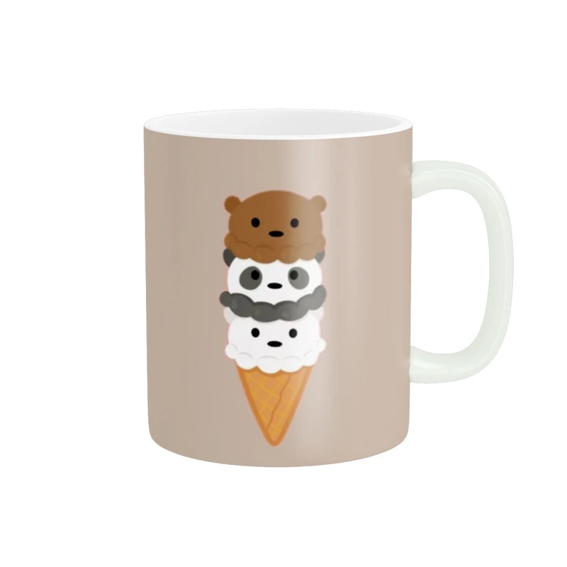 ماگ پاد آفرین مدل بستنی کارتونی کد 286