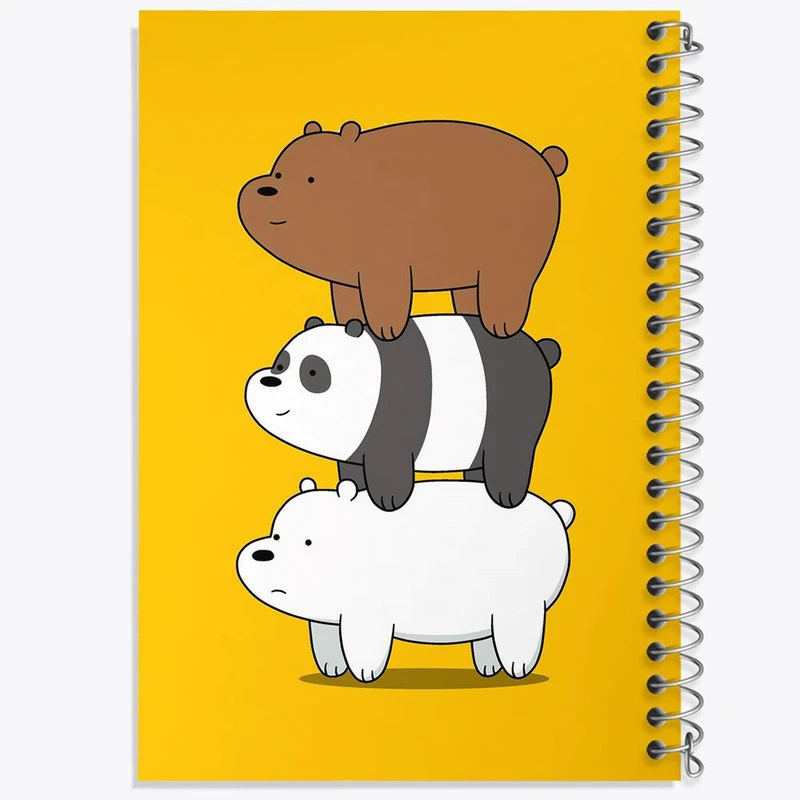 دفتر نقاشی 50 برگ خندالو مدل سه خرس کله پوک کد 10604