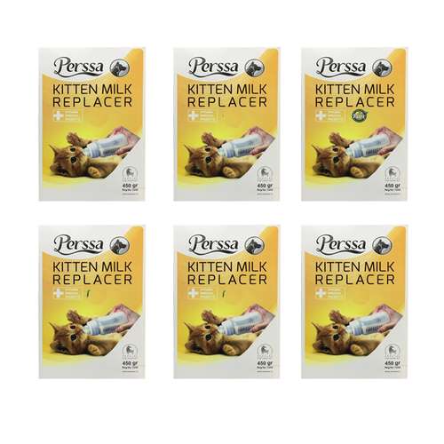 شیر خشک گربه پرسا مدل kitten milk وزن 450 گرم بسته 6 عددی