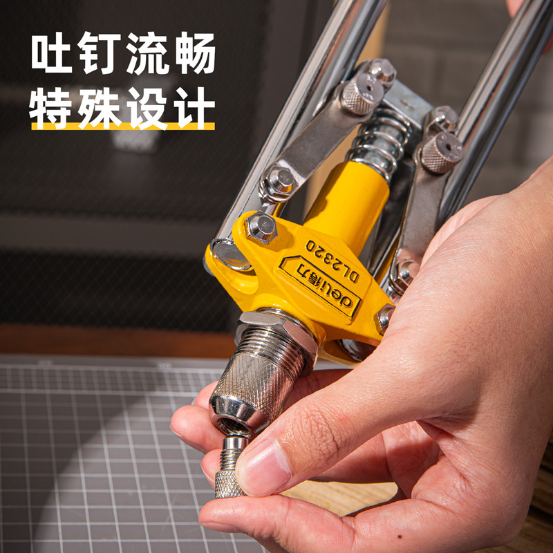 انبر پرچ دلی مدل DL2320 سایز 17 اینچ