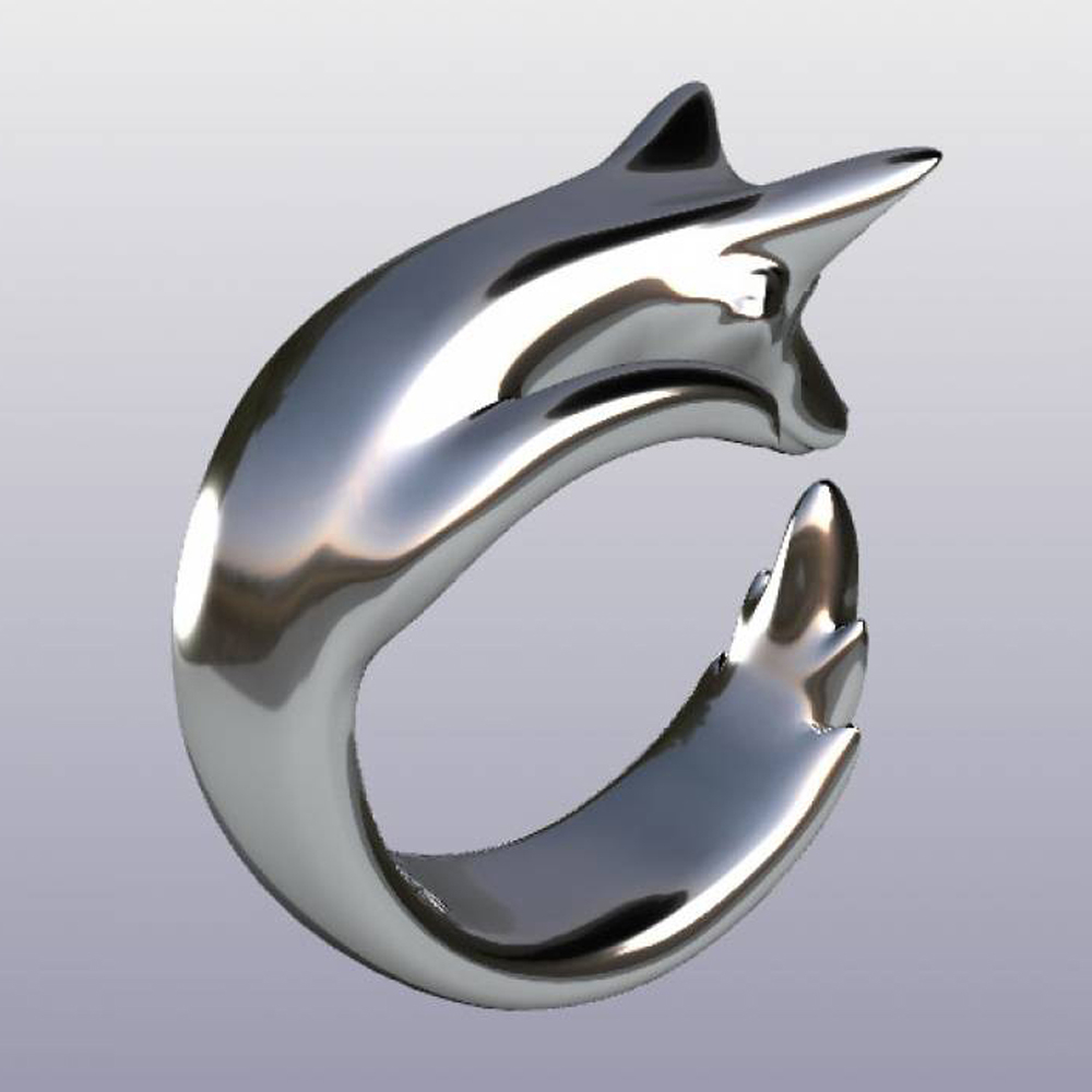 انگشتر دستساز زنانه مدل روباه