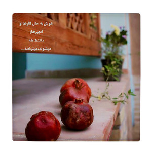 کاشی طرح انار مدل لوحی کد 4139