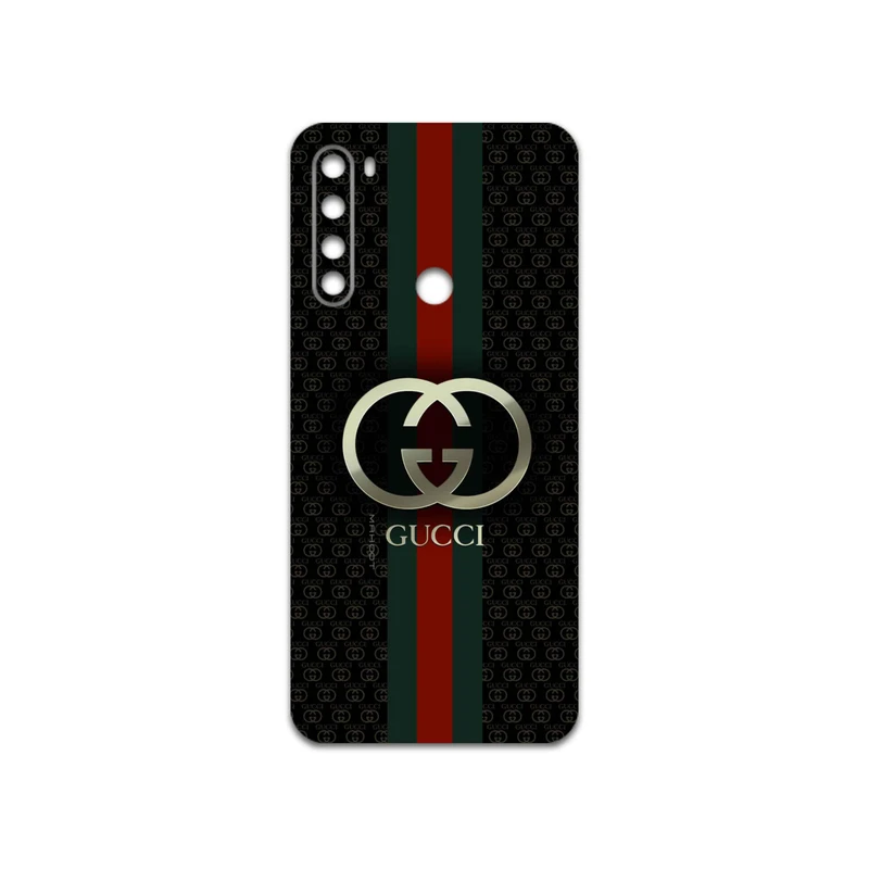 برچسب پوششی ماهوت مدل GUCCI-Logo مناسب برای گوشی موبایل شیائومی Redmi Note 8 2021