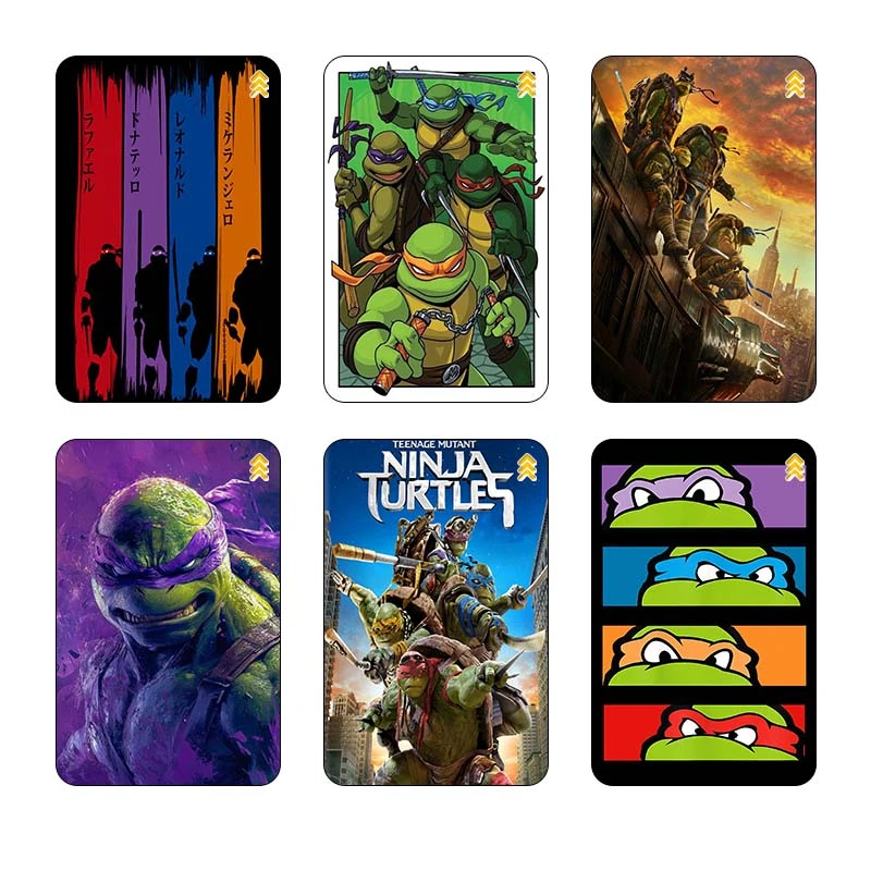 استیکر کارت مدل سام نگار طرح لاک‌پشت‌های نینجا Teenage Mutant Ninja Turtles کد SP1289 مجموعه 6 عددی