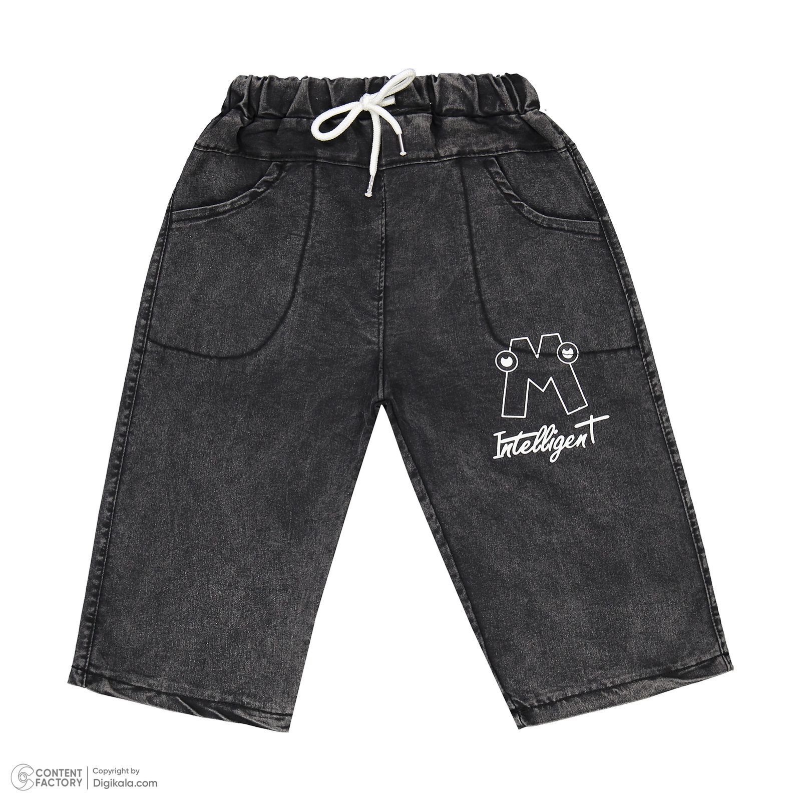 ست تیشرت و شلوارک پسرانه نیدلان مدل m4175 - - 5