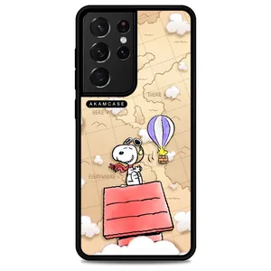 AKAM AMC-WSGS21U-SNOOPY-24 Cover For Samsung Galaxy S21 Ultra