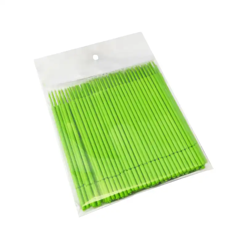 قلم میکروبراش ناخن و مژه مدل 4 بسته 100 عددی