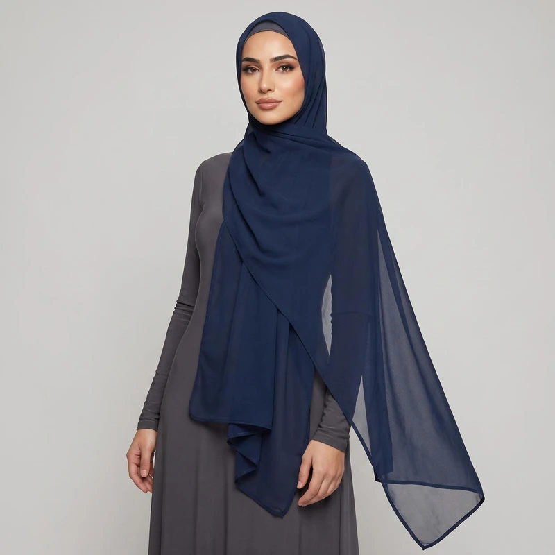 شال زنانه مدل توری دور نواردوزی