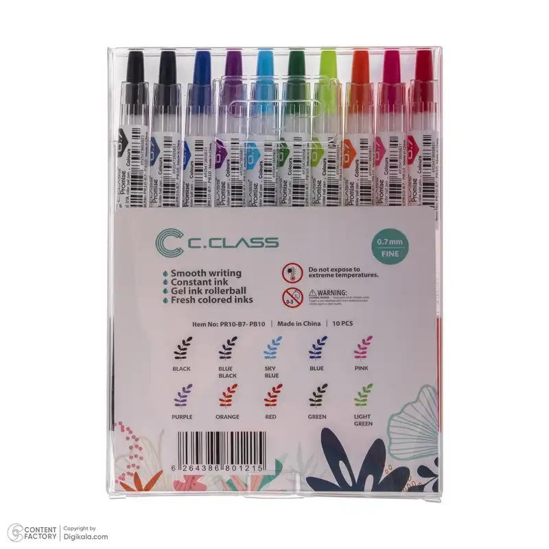روان نویس سی.کلاس مدل پرامیس 0/7 بسته 10 عددی