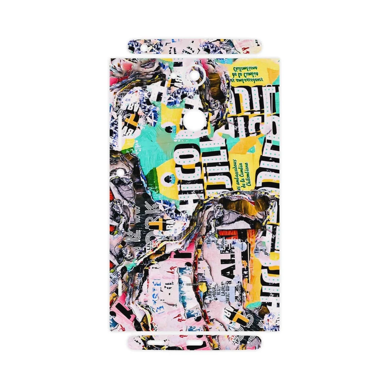 برچسب پوششی ماهوت مدل Collage of Teared Paper-FullSkin مناسب برای گوشی موبایل سونی Xperia XA2