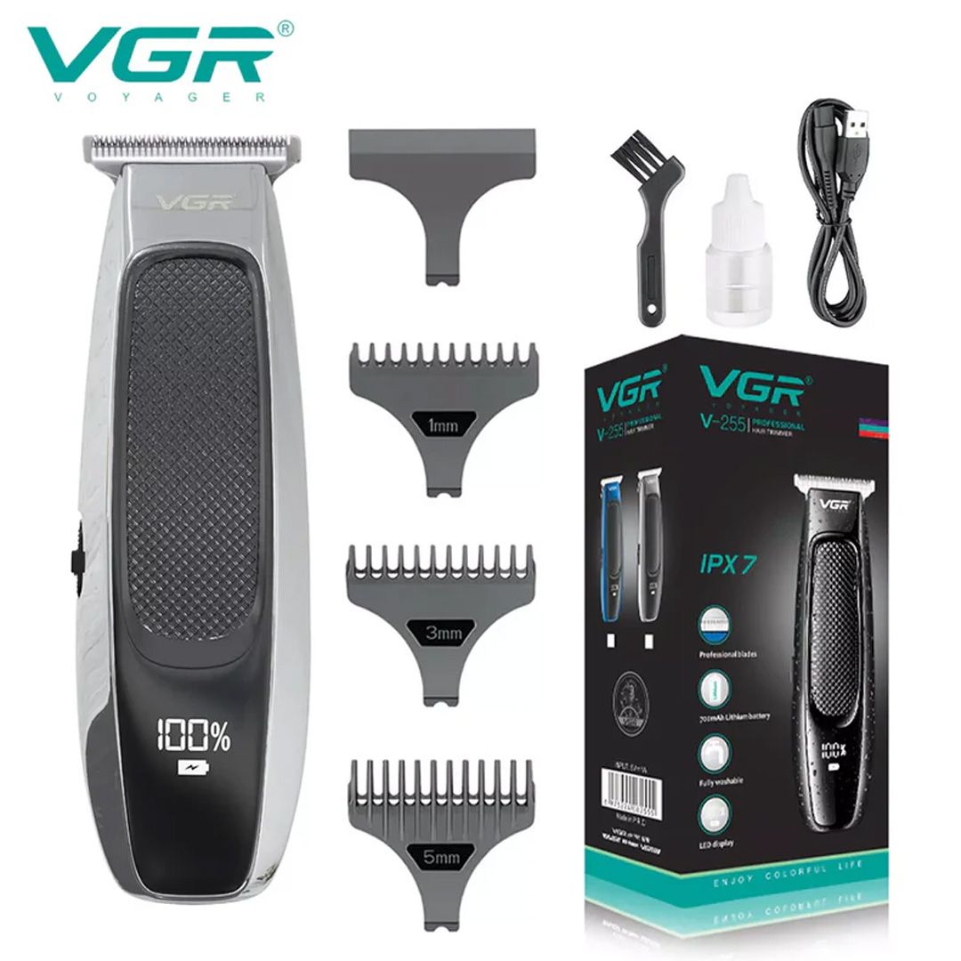 ماشین اصلاح موی صورت و بدن وی جی ار مدل V-255 -  - 8