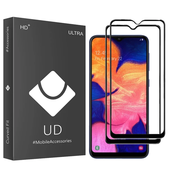 محافظ صفحه نمایش سرامیکی یو دی مدل ULTRA مناسب برای گوشی موبایل سامسونگ Galaxy M10 بسته دو عددی