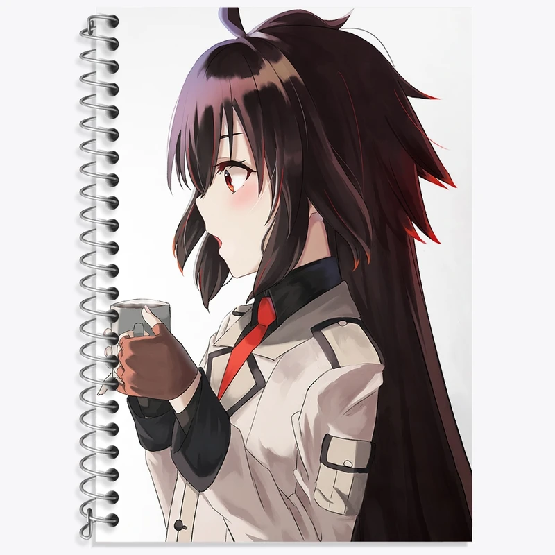 دفتر زبان 50 برگ خندالو مدل دو خط طرح فردریکا انیمه 86 کد 33808