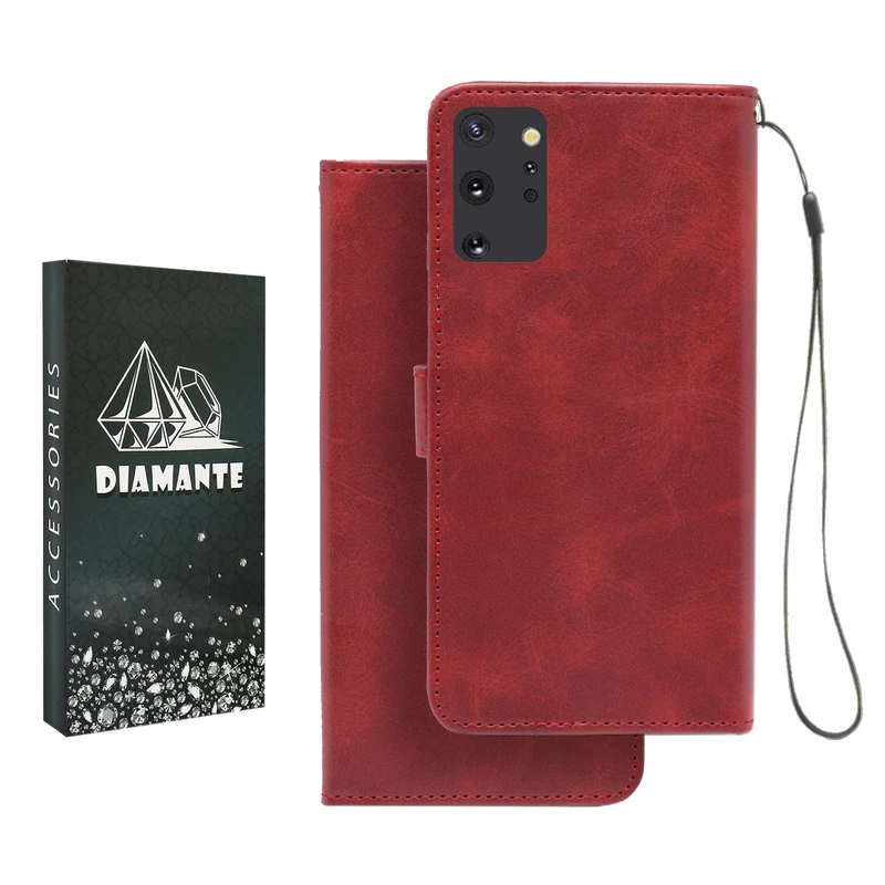 کیف کلاسوری دیامانته مدل Mortand Bk مناسب برای گوشی موبایل سامسونگ Galaxy Note 10 Plus به همراه بندآویز