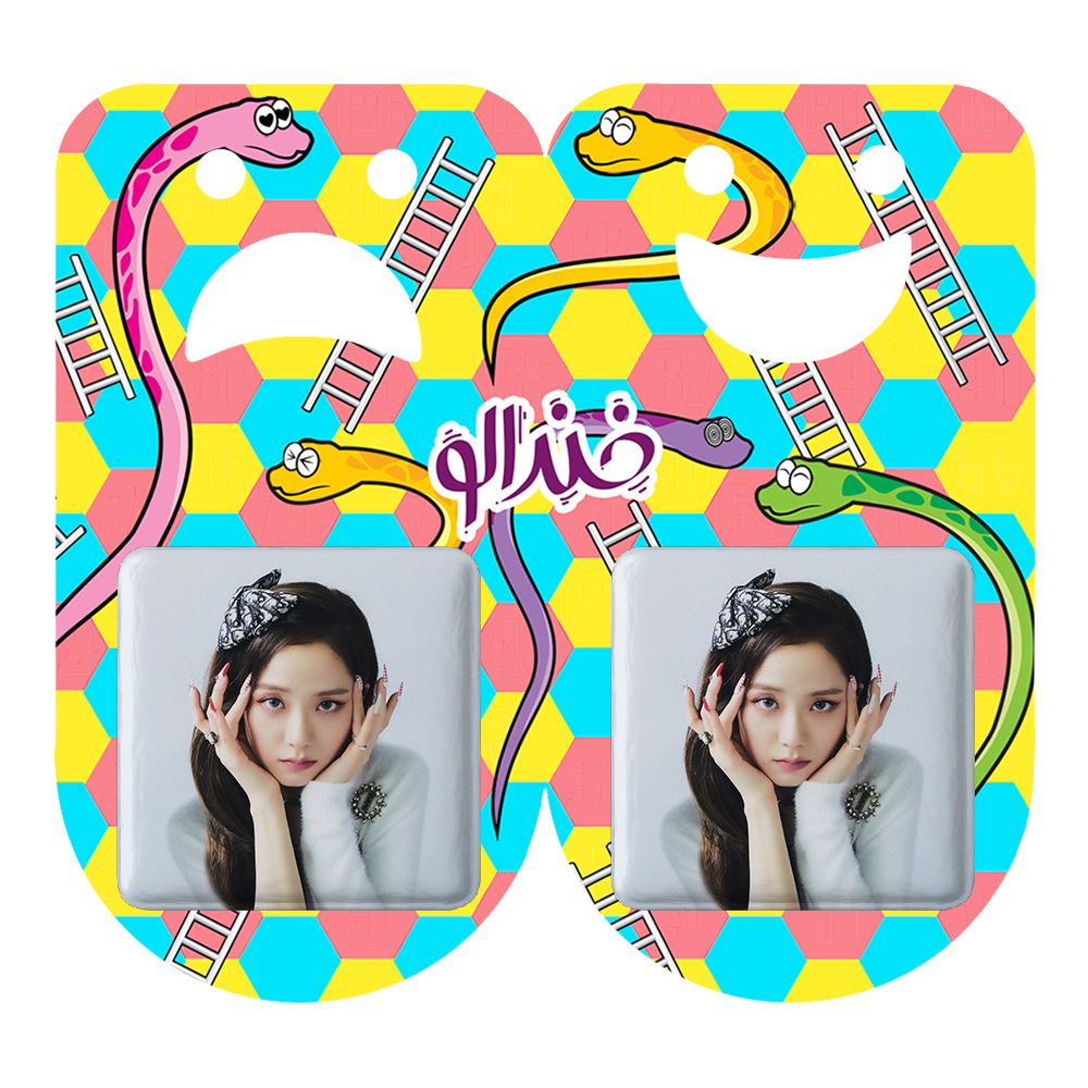 پیکسل خندالو مدل جیسو بلک پینک کد 14168 به همراه مگنت