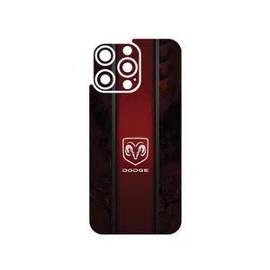 MAHOOT Dodge Cover Sticker for Apple iPhone 15 Pro Max