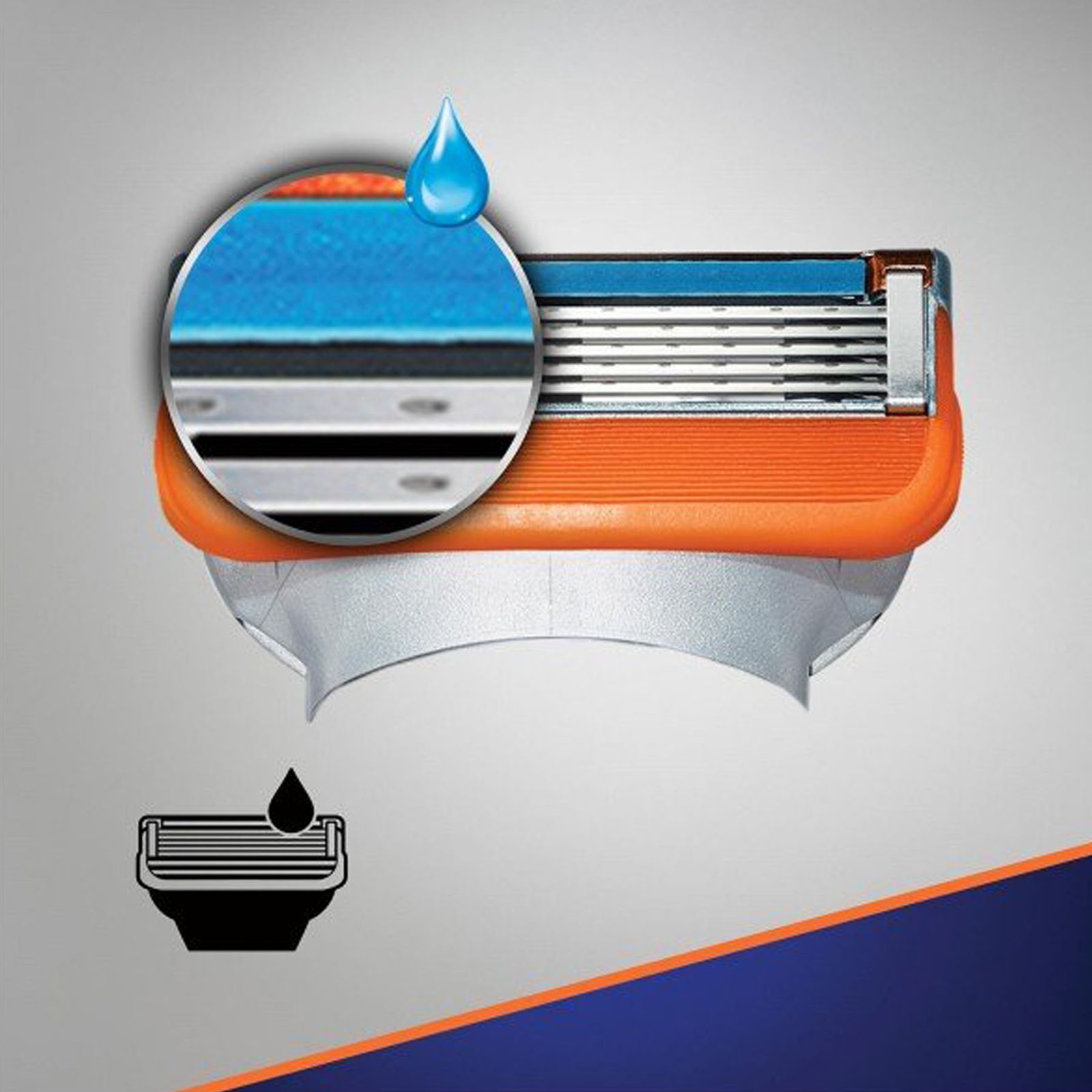 تیغ یدک ژیلت مدل Fusion 5 بسته 4 عددی -  - 4