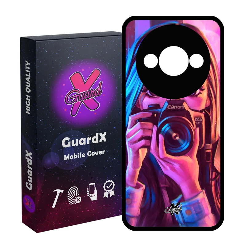 کاور گارد ایکس طرح دختر مدل Glass10288 مناسب برای گوشی موبایل شیائومی Redmi A3 4G/ A3X 4G/ Poco C61
