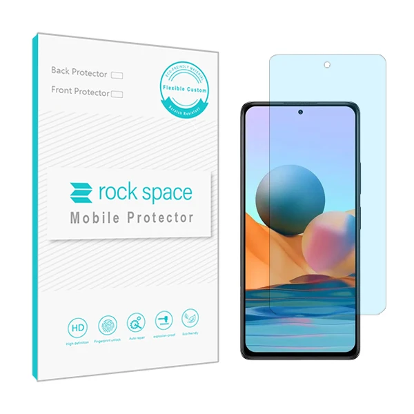 محافظ صفحه نمایش آنتی بلو راک اسپیس کد BLU مناسب برای گوشی موبایل شیائومی Redmi Note 10 Pro