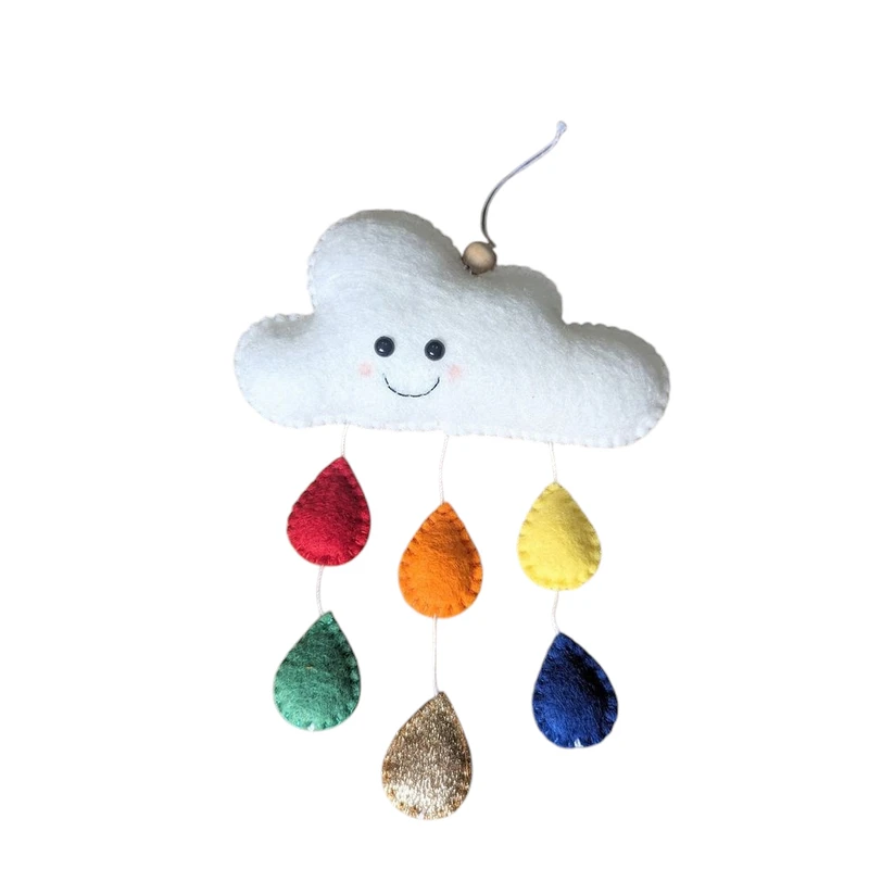 آویز اتاق کودک مدل ابر و باران