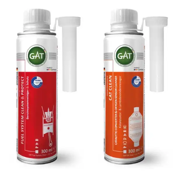 تمیزکننده کاتالیزور و سنسور اکسیژن و تمیزکننده سیستم سوخت رسانی گات مدل CF حجم 300 میلی لیتر بسته 2 عددی