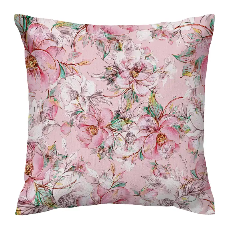 کاور کوسن مدل گل دورو طرح دار کد 1400185