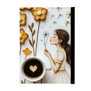 کلاسور پاد آفرین مدل دختر و قهوه کد 192