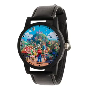 ساعت مچی عقربه ای ناکسیگو مدل Untitled Super Mario film کد LF14080