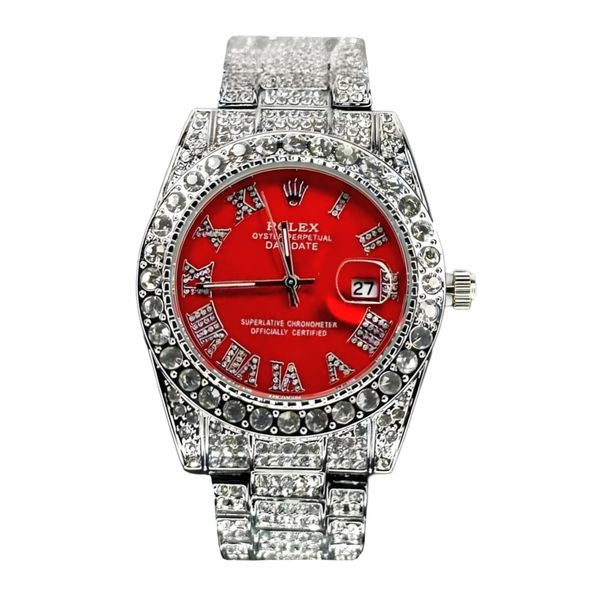 ساعت مچی عقربه ای مدل فول نگین استون کد Av-Ro-2