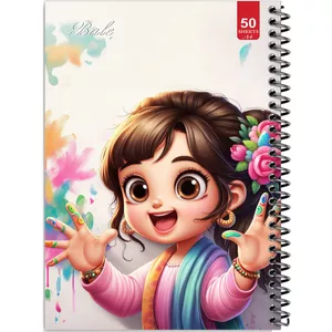 دفتر نقاشی 50 برگ انتشارات بله طرح دختر نقاش کد A4-L533