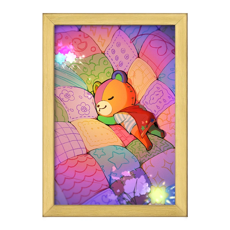 تابلو خندالو طرح بازی انیمال کراسینگ (Animal Crossing) کد 32643