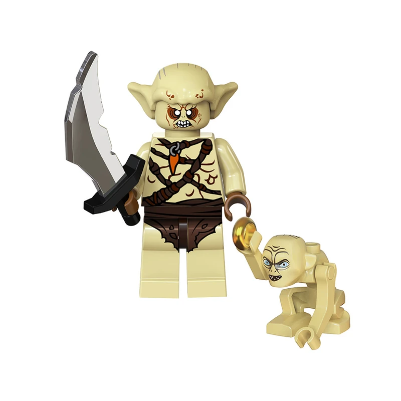 ساختنی برانت طرح گابلین شمشیر دار و گالوم ارباب حلقه ها