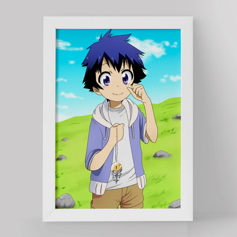 تابلو خندالو مدل ایچیرو انیمه عشق دروغین کد 17198