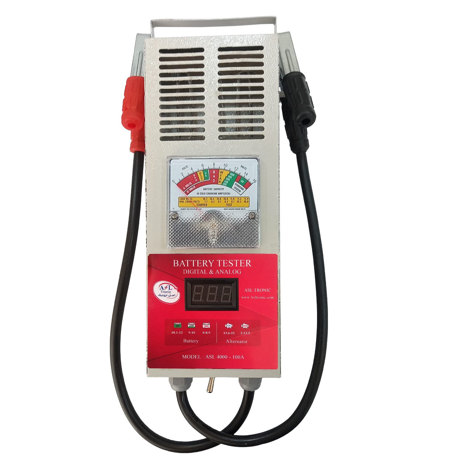 دستگاه تست باتری خودرو مدل  آنالوگ دیجیتال 100 آمپر ASL4000