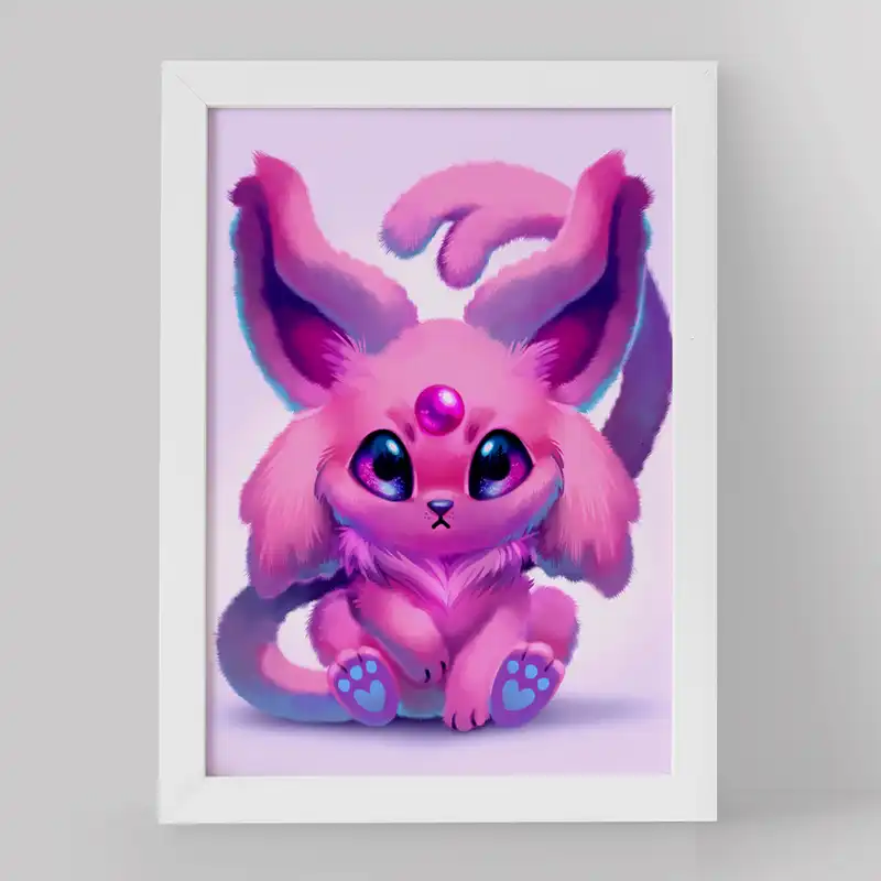 تابلو خندالو مدل اسپئون انیمه پوکمون کد 17297