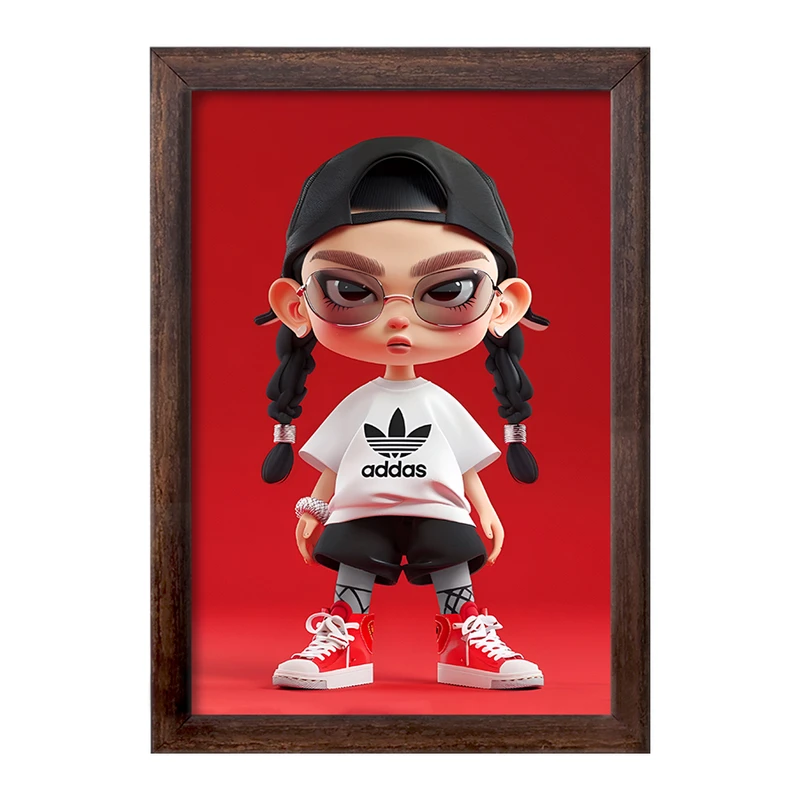 تابلو خندالو طرح دخترانه کد F4041