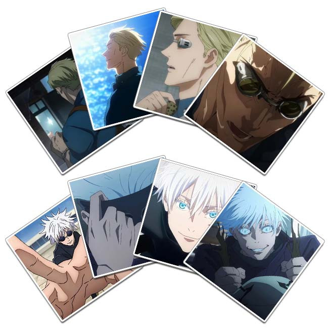 استیکر و برچسب گوفی مدل انیمه جوجوتسو کایسن Jujutsu Kaisen Anime کد K26 مجموعه 8 عددی